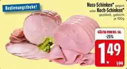 Edeka Nuss-Schinken oder Koch-Schinken Angebot