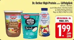 Edeka Dr. Oetker High Protein oder Löffelglück Angebot