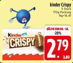 Edeka kinder Crispy Angebot