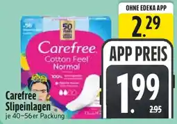 Edeka Carefree Slipeinlagen Angebot
