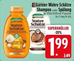Edeka Garnier Wahre Schätze Shampoo oder Spülung Angebot
