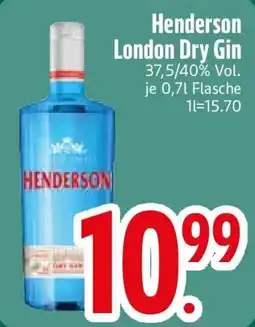 Edeka Henderson London Dry Gin Angebot