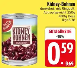 Edeka GUT & GÜNSTIG Kidney-Bohnen Angebot