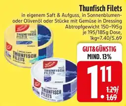 Edeka Thunfisch Filets Angebot