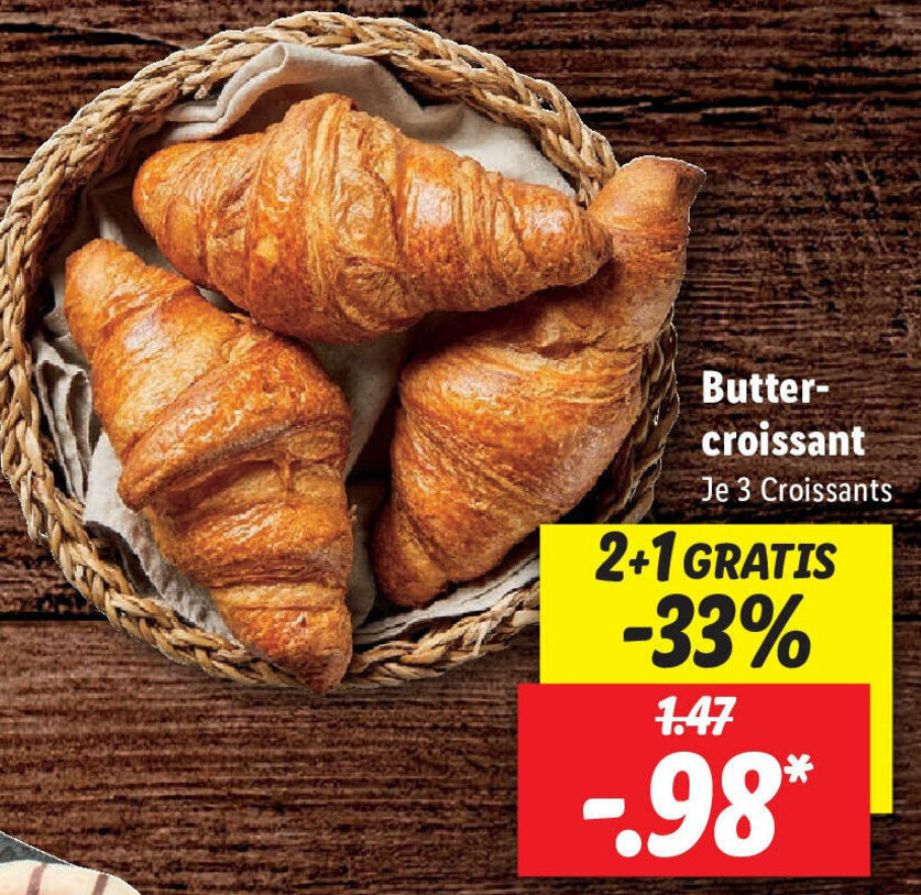 Buttercroissant Angebot bei Lidl
