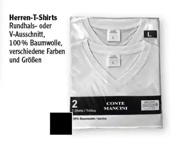 Globus Conte Mancini Herren-T-Shirts 2st Angebot