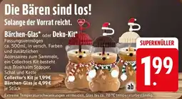Edeka Bärchen-Glas oder Deko-Kit Angebot