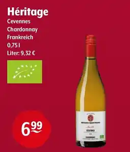 Getränke Hoffmann Héritage Chardonnay Angebot