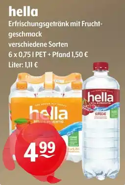 Getränke Hoffmann hella Erfrischungsgetränk mit Fruchtgeschmack Angebot