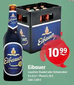 Getränke Hoffmann Eibauer Lausitzer Dunkel oder Schwarzbier Angebot