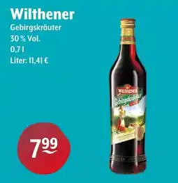 Getränke Hoffmann Wilthener Gebirgskräuter Angebot