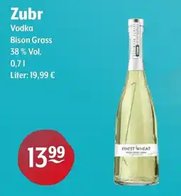 Getränke Hoffmann Zubr Vodka Bison Grass Angebot