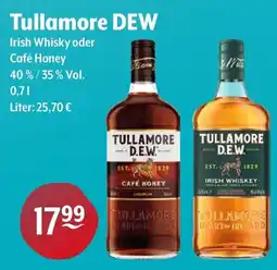 Getränke Hoffmann Tullamore DEW Irish Whisky oder Café Honey Angebot