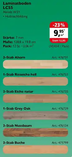 Holz Possling Laminatboden LC55 Angebot
