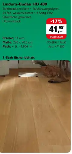 Holz Possling Lindura-Boden HD 400 Angebot
