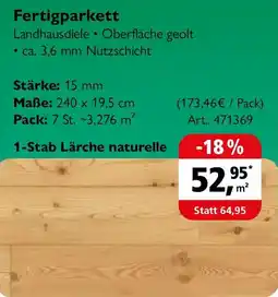 Holz Possling Fertigparkett Angebot