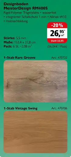 Holz Possling Designboden MeisterDesign RM400S Angebot