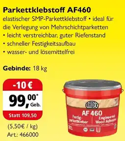Holz Possling Parkettklebstoff AF460 Angebot