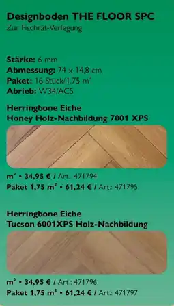Holz Possling Designboden THE FLOOR SPC Angebot