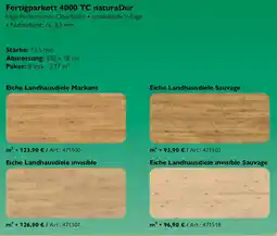 Holz Possling Fertigparkett 4000 TC naturaDur Angebot