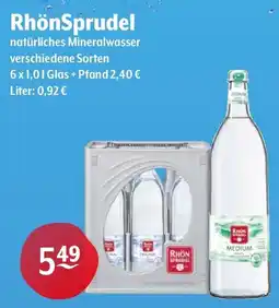 Getränke Hoffmann RhönSprudel natürliches Mineralwasser Angebot