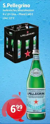 Getränke Hoffmann S.Pellegrino italienisches Mineralwasser Angebot