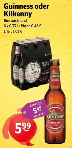 Getränke Hoffmann Guinness oder Kilkenny Angebot