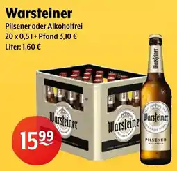 Getränke Hoffmann Warsteiner Pilsener oder Alkoholfrei Angebot