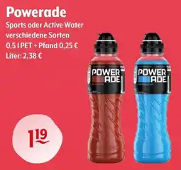 Getränke Hoffmann Powerade Sports oder Active Water Angebot