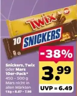 Netto Snickers, Twix oder Mars Angebot