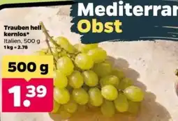 Netto Trauben hell kernlos* Angebot