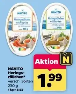 Netto NAVITO Heringsröllchen Angebot