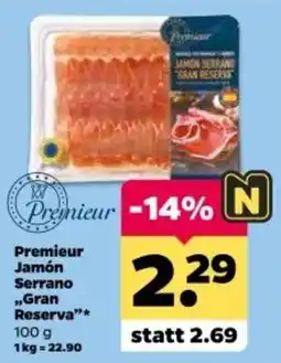 Netto Premieur Jamón Serrano „Gran Reserva“ Angebot