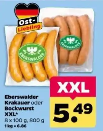 Eberswalder Krakauer oder Bockwurst
