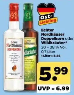 Netto Echter Nordhäuser Doppelkorn oder Wildkräuter Angebot
