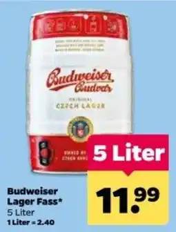 Netto Budweiser Lager Fass Angebot