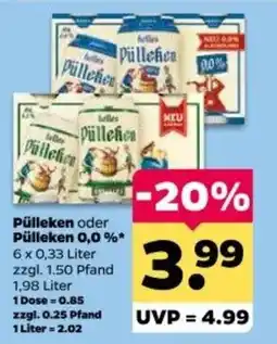 Netto Pülleken oder Pülleken 0,0 % Angebot