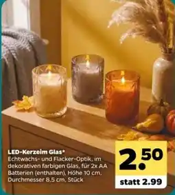 Netto LED-Kerzeim Glas* Angebot