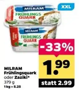 Netto MILRAM Frühlingsquark Angebot