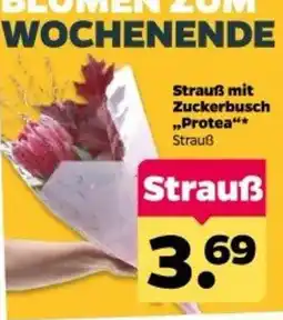 Netto Strauß mit Zuckerbusch "Protea" Angebot