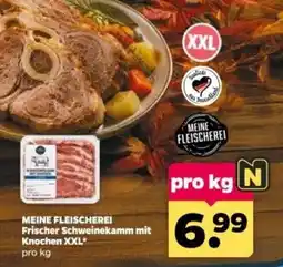 Netto MEINE FLEISCHEREI Frischer Schweinekamm mit Knochen XXL Angebot