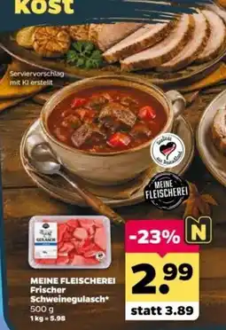 Netto MEINE FLEISCHEREI Frischer Schweinegulasch* Angebot