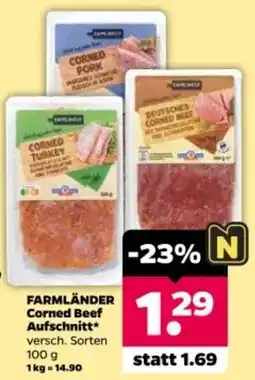 Netto FARMLÄNDER Corned Beef Aufschnitt* Angebot
