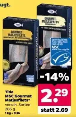 Netto Tide MSC Gourmet Matjesfilets Angebot