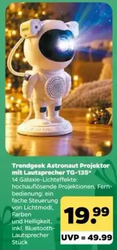 Netto Trendgeek Astronaut Projektor mit Lautsprecher TG-135* Angebot