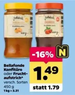 Netto Bellaфонde Konfitüre oder Fruchtaufstrich Angebot