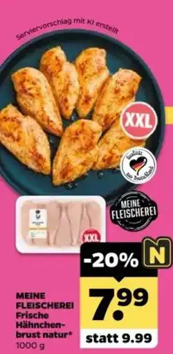 Netto MEINE FLEISCHEREI Frische Hähnchenbrust natur* Angebot
