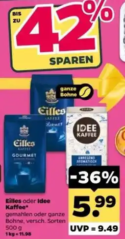Netto Eilles oder Idee Kaffee Angebot