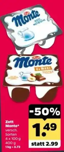 Netto Zott Monte* Angebot