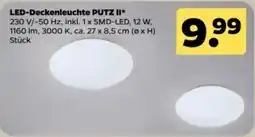 Netto LED-Deckenleuchte PUTZ II* Angebot
